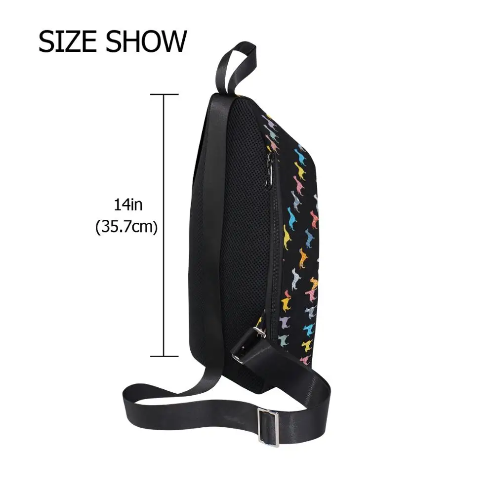 Мужская нагрудная Сумка слинг через плечо бесшовная Водонепроницаемая сумочка