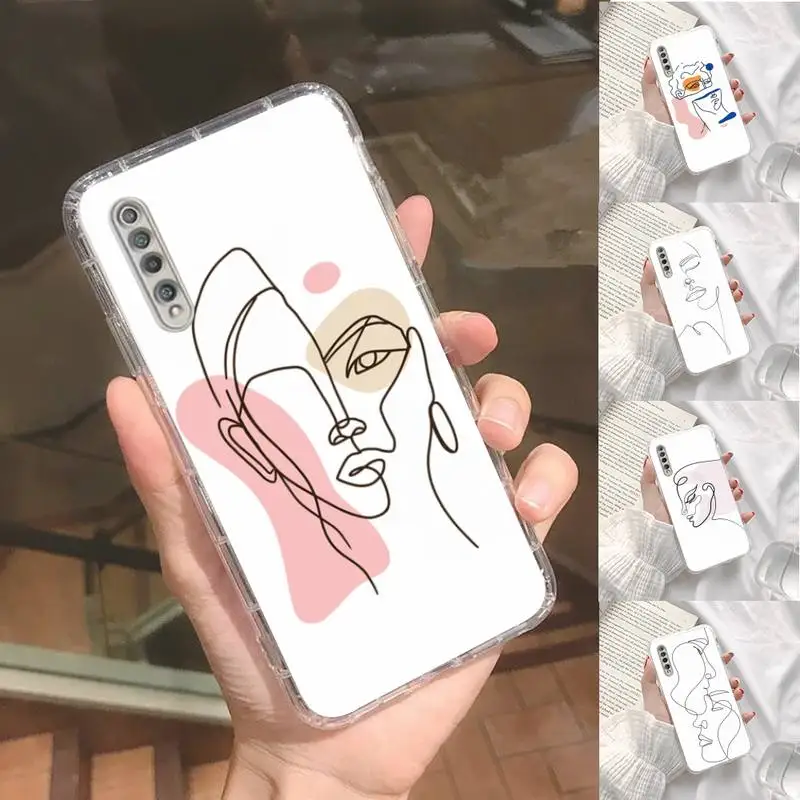 

Art Abstract Phone Case Transparent For Xiaomi Redmi K30 10T 10X 9 9A 8 8A 7 7A 6 K40 T S PRO 5G
