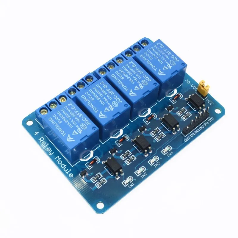 5v 12v 4  channel relay module with optocoupler Relay Output  4 way relay module Control panel for arduino 4 channel relay module with optocoupler relay output 5v 12v 4 way relay module control panel for arduino