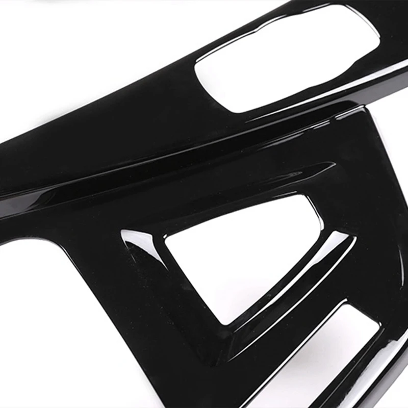 

Car Central Control Gear Shift Decorative Panel Sticker ABS Plastic for 3 Series F30 F35 320Li 2013-2019 Black