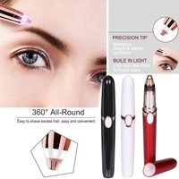 electric eyebrow trimmer usb epilator female makeup tools knife scissors razor for womens shaver brow shaper