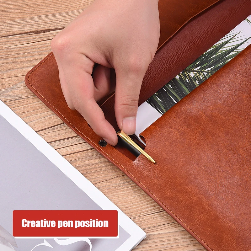 Деловой держатель для файлов A4/A5 вместительная портативная полиуретановая Сумка