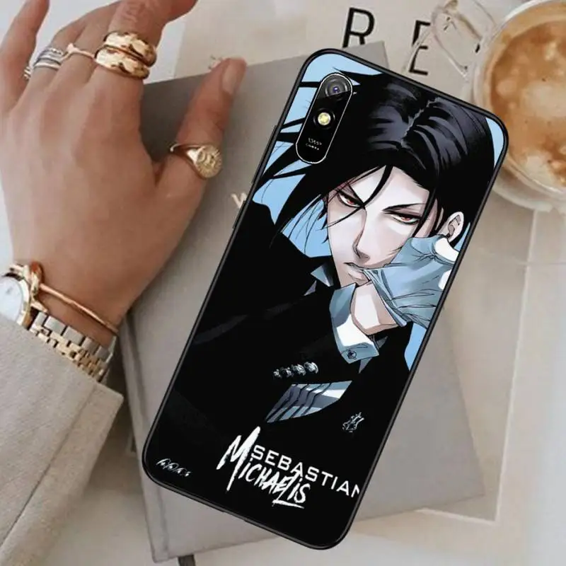 

Black Butler Anime Phone Case For Xiaomi Redmi Note 4 4x 5 6 7 8 pro S2 PLUS 6A PRO