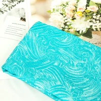 75 high density nylon water blue cloth fabric brocade satin satin tang suit cheongsam sofa pillow waist pillow fabric