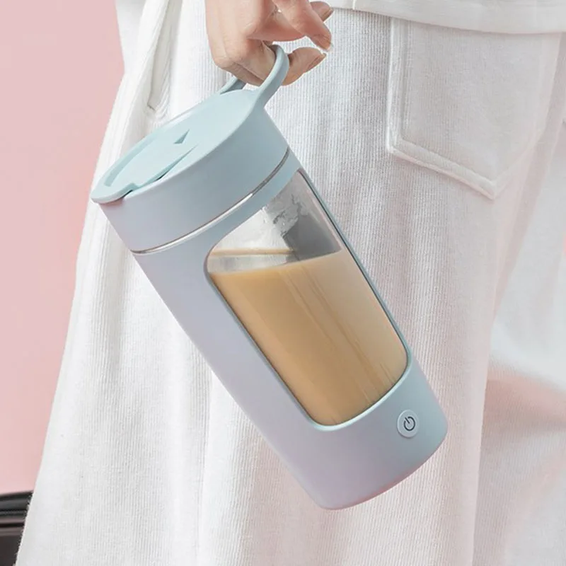 

Портативный беспроводной мини-блендер, миксер, автоматическая электрическая чашка для смешивания протеинового порошка, кофе, фитнеса, спор...