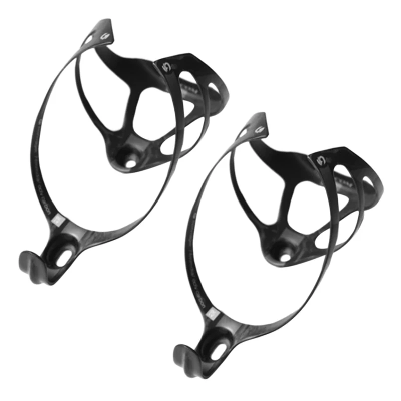 

2X ASIACOM Road Bicycle Matt UD Full Carbon Water Bottle Cages Mountain Bike Carbon Holder 16G -Black
