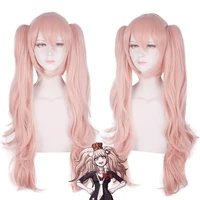rondo anime enoshima dunko sakura pink split cosplay wig