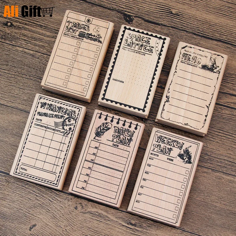 Горячая Распродажа новинка 2021 года большой деревянный Ретро ручной счет план