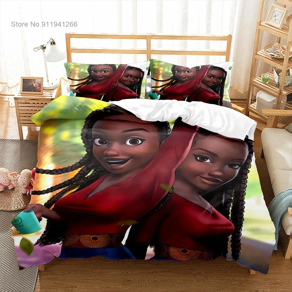 

Beautiful Africa Sexy Woman Sexy Girl Bedding Set Super Star Duvet Cover for King Size Double Bedclothes 3D Printed Quilt Cover