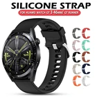 Ремешок силиконовый для часов Huawei Watch GT 3 2 46 мм 2e gt Runner, сменный спортивный браслет для наручных часов gt3, 22 мм