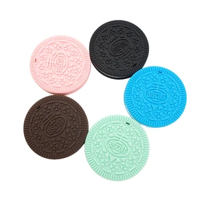 Chenkai, 10 шт., силиконовое печенье, искусственное мультяшное режущее Прорезывание, не содержит Бисфенол А, сделай сам, жевательное искусство для детей