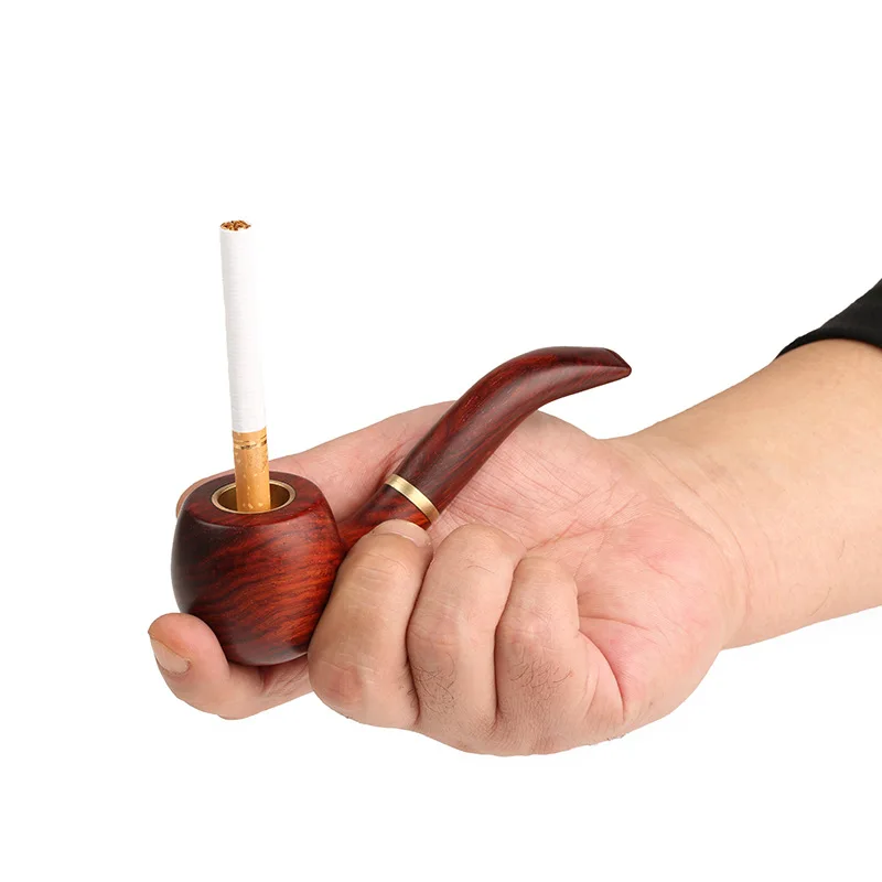 Трубка для загара крови из цельного дерева ручной работы классическая