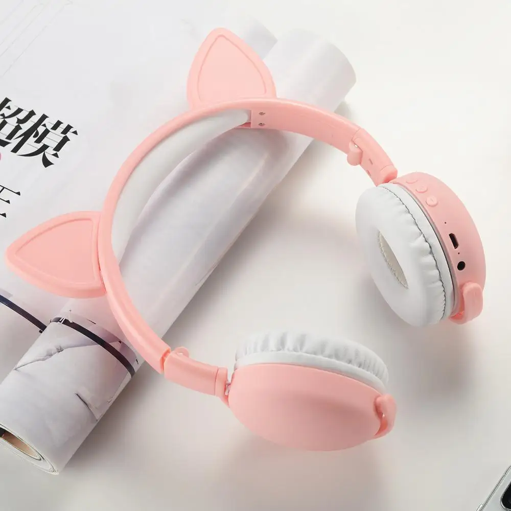 BEESCLOVER Bluetooth 5,0 наушники Милая Беспроводная складная гарнитура Стерео шумоподавление Гарнитура для детей с микрофоном для взрослых d30