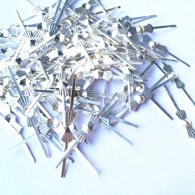 Best Price 300pcs 33mm Silver Bowtie Pins Connectors Crystal Prisms of Chandelier Lamp Parts Accessories |