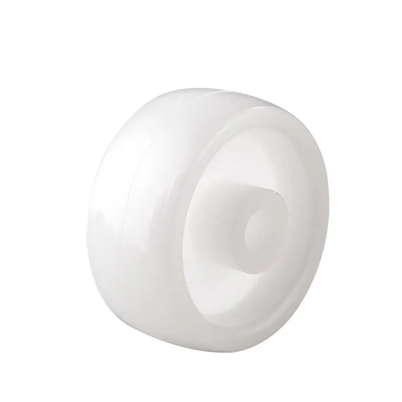 Ролики 10 шт./лот 1 дюйм белые полипропиленовые одноколесные износостойкие