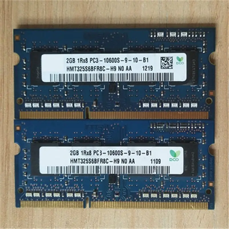 

Оперативная память DDR3, набор микросхем hynix, оперативная память 4G- (2GBX2PCS) 1RX8 PC3-10600S-9-10-B1/B2 DDR3 2 Гб 1333 МГц, память ноутбука 1,5 в для ноутбука