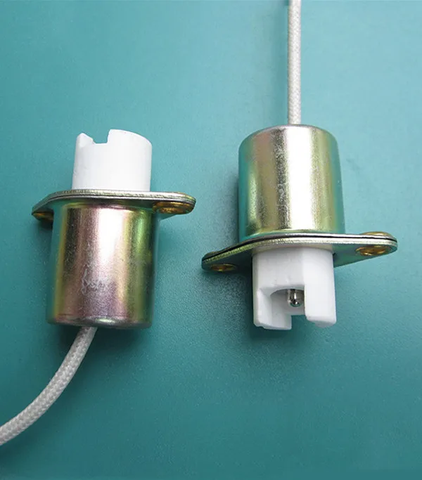 

R7S metal-plated color lamp holder gold lamp holder M-128 can be processed for wholesale