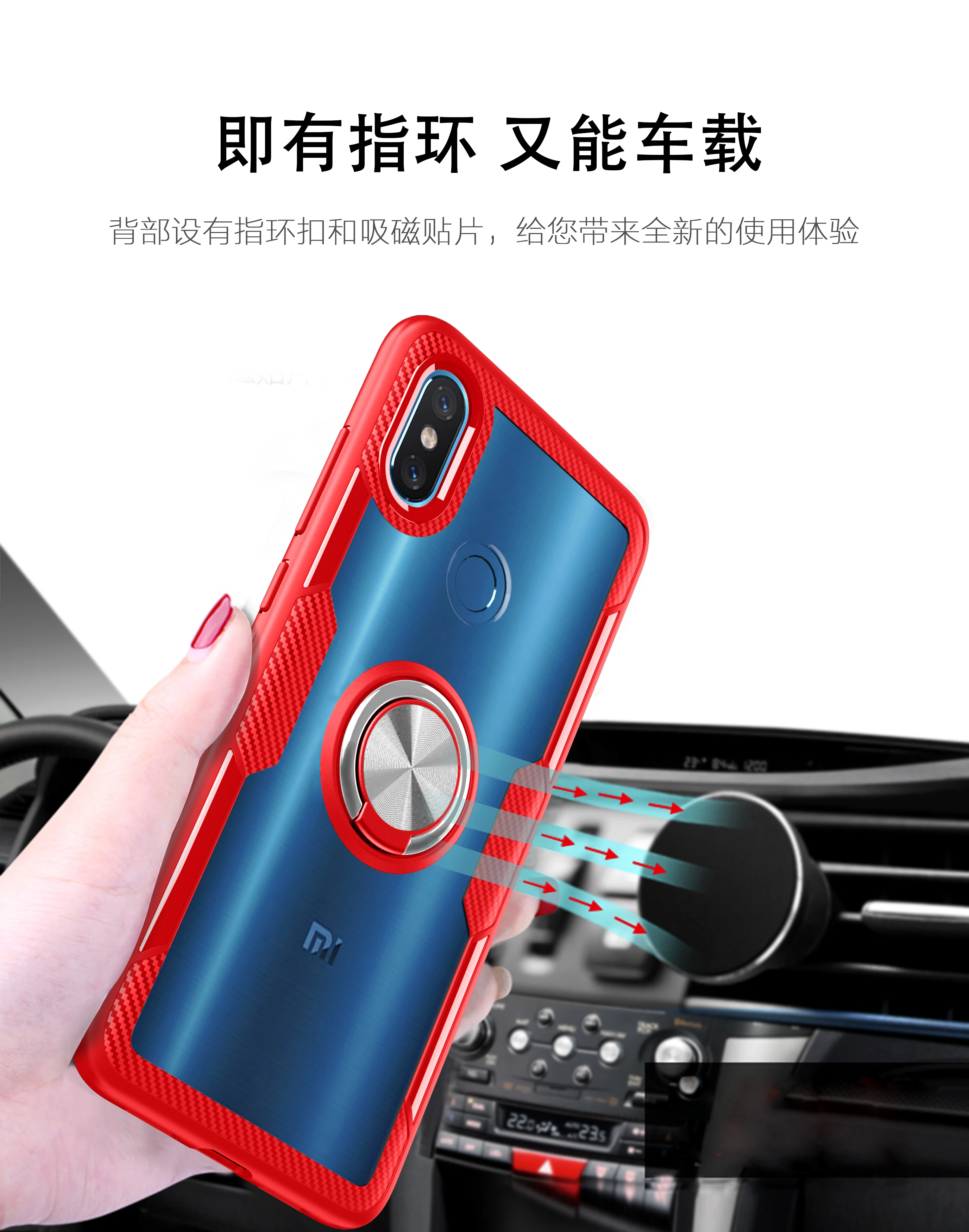 Мягкий прозрачный чехол для телефона Xiaomi Redmi Note 5 8 8SE 10 9 9SE 7 K20 9T CC9 A3 Lite Pro Кольцо