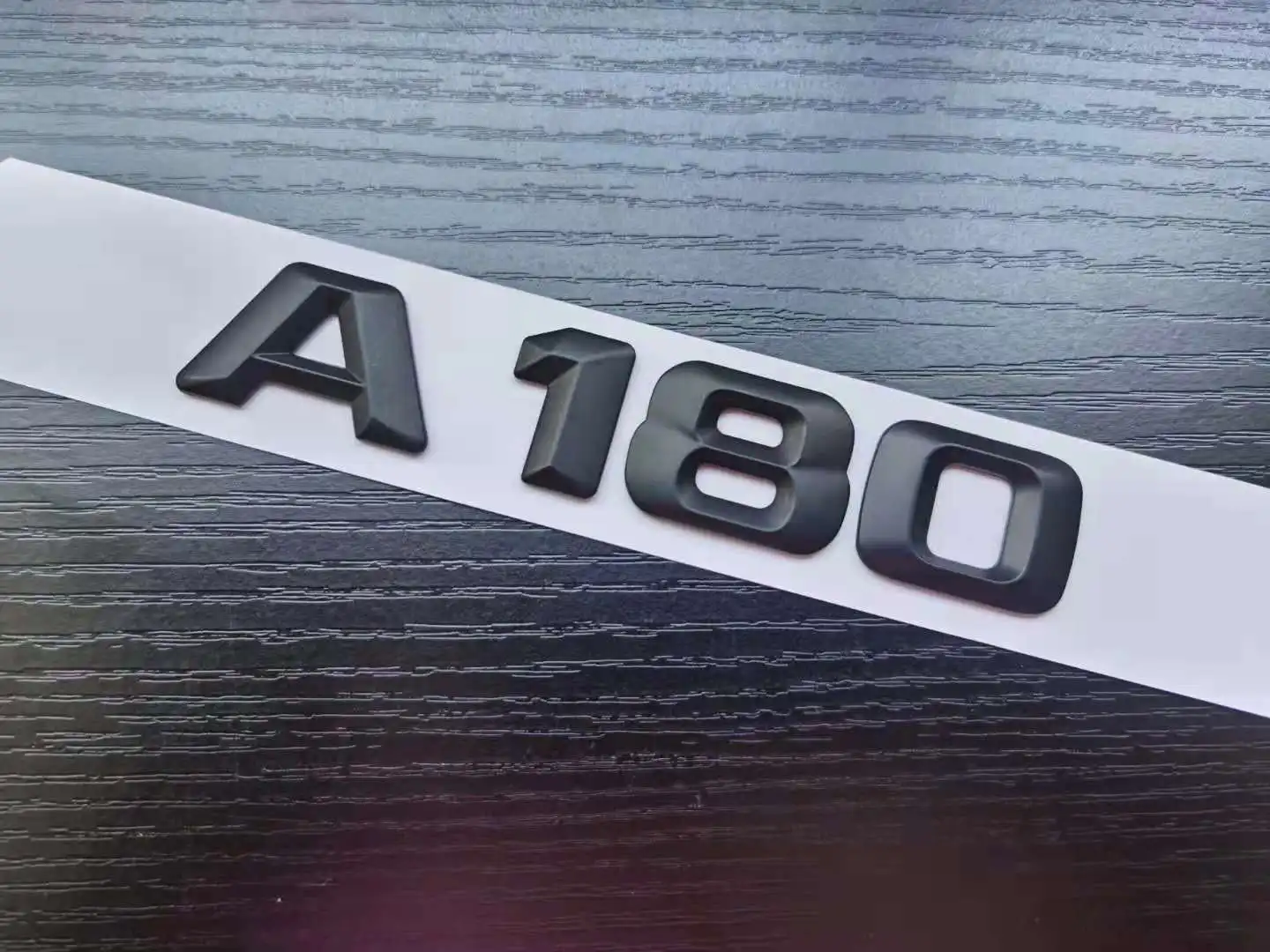 1X 3D ABS глянцевый матовый черный пластик A180 багажник задний логотип значок эмблема