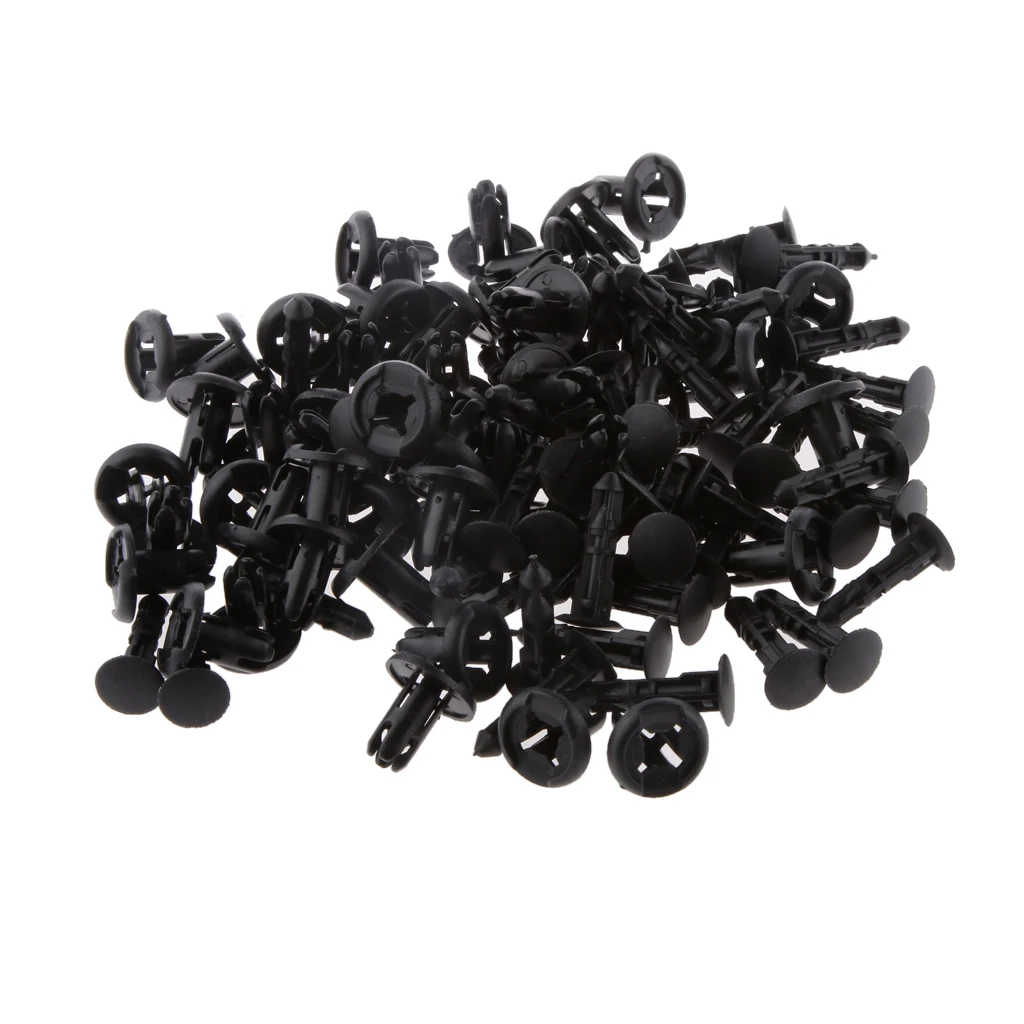 50 шт. зажимы автомобильного крыла для бампера нейлоновые фиксаторы пластиковые