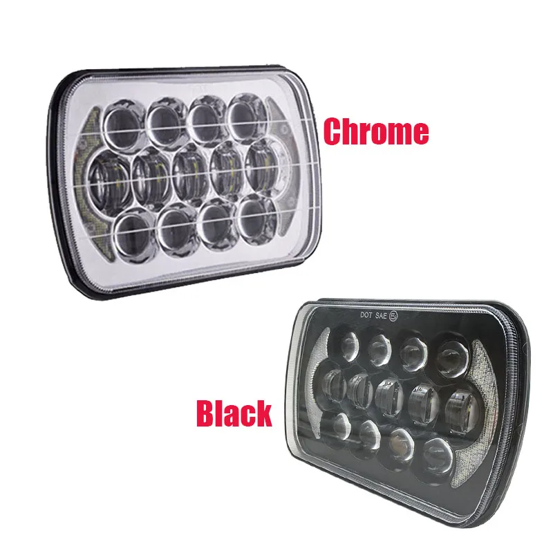 5 &quotх 7&quot светодиодные фары DRL &quotx 6x7 дюймов прямоугольный светодиодный для J eep W