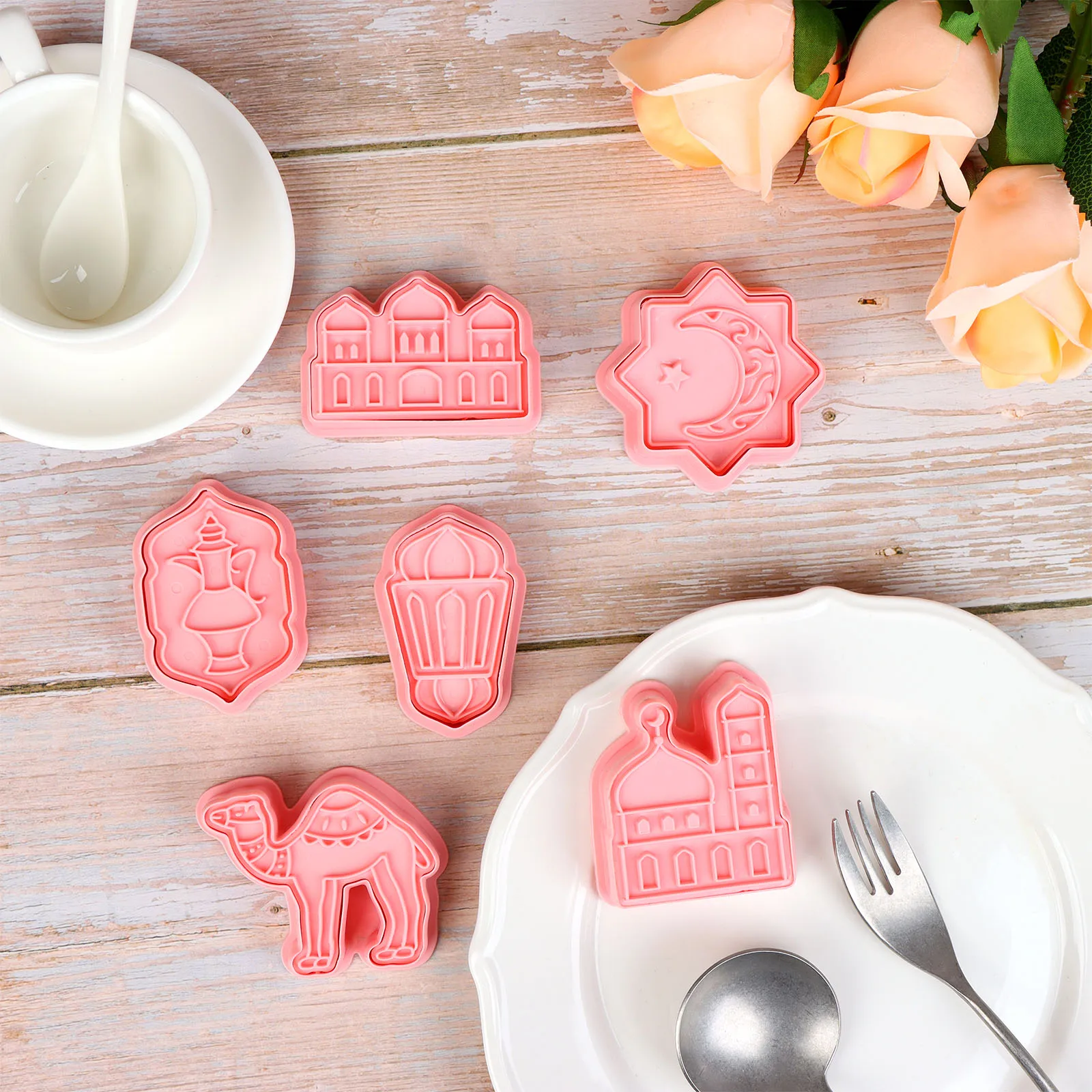 

Eid Mubarak Cookie Cutters 3D Ramadan Islamic Muslim Biscuit Mold