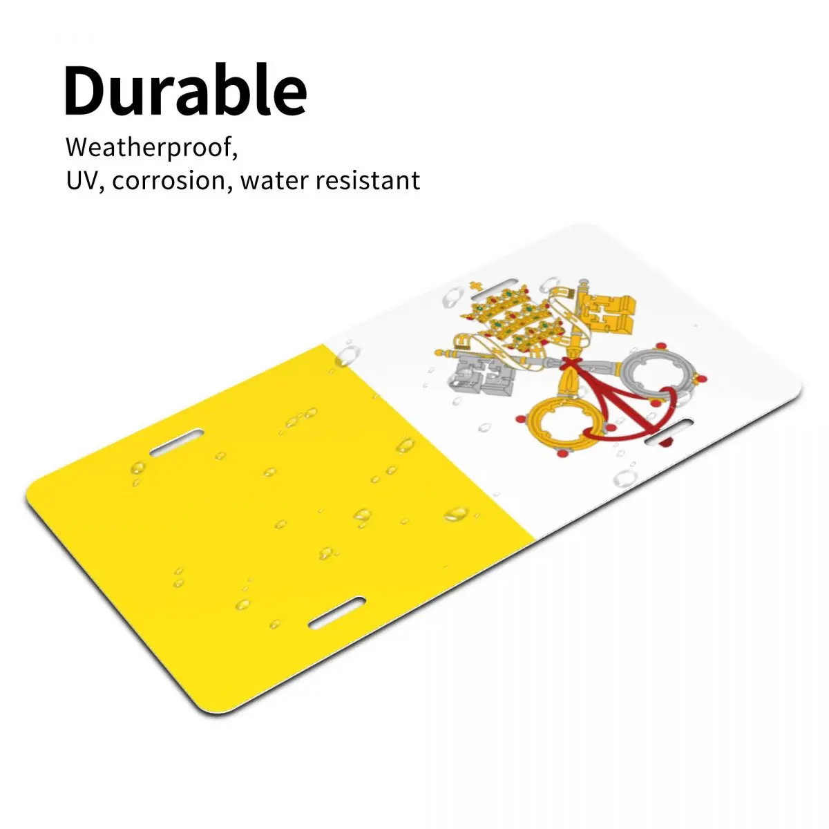 

license plate decoration 15cmX30cm Vatican