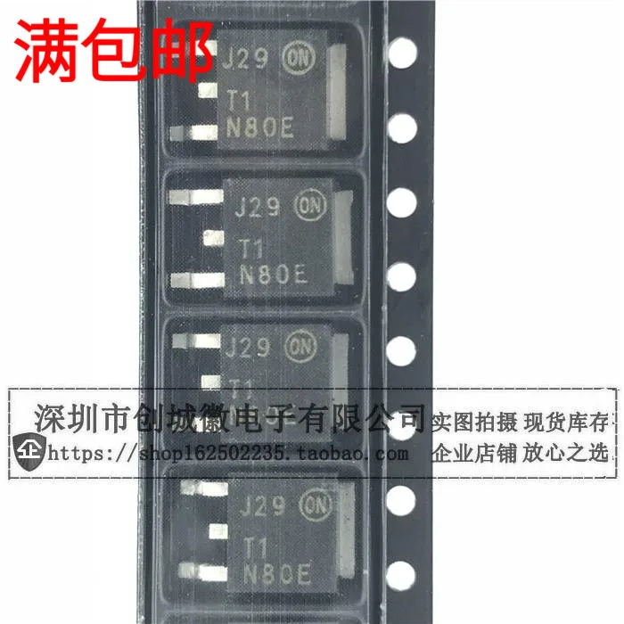 

10 шт./лот T1N80E MTD1N80E MOS N 1A/800V