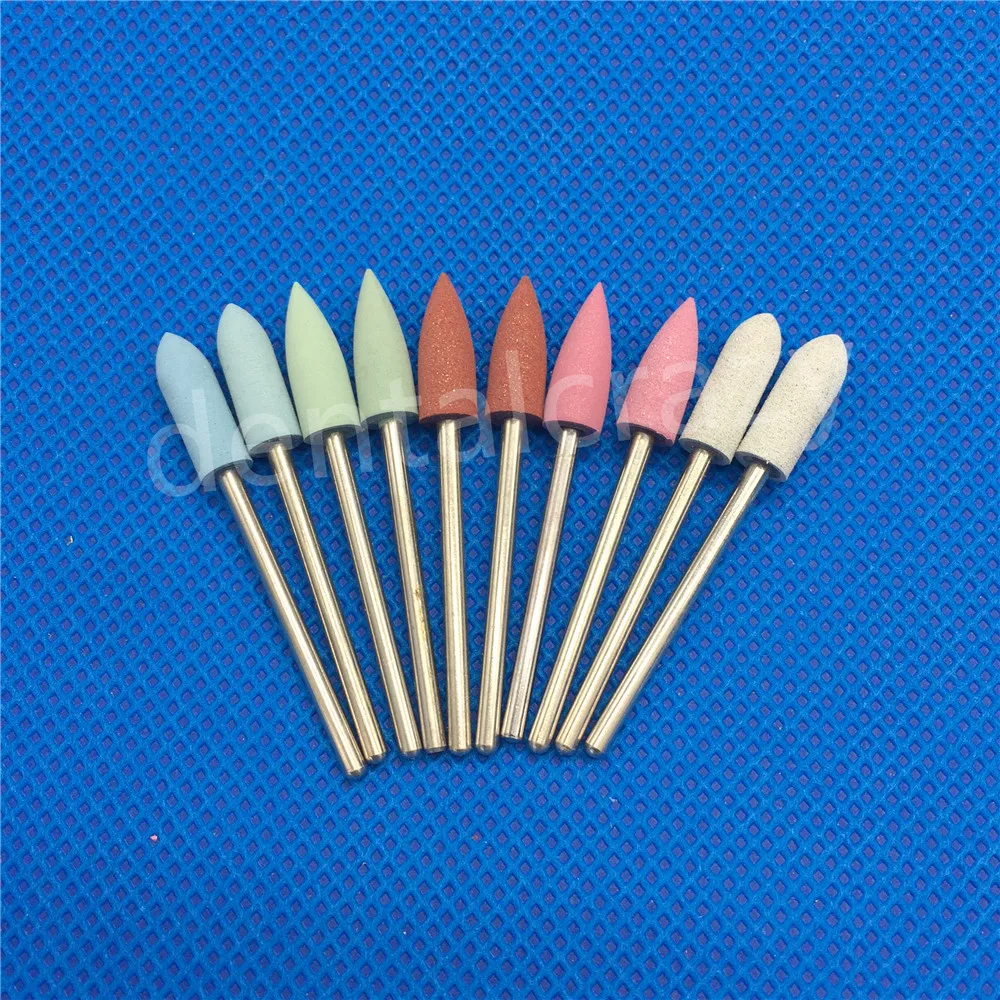 Dental 2.35mm Polishing Burs SILICONE Polishers Diamond Teeth Jewel Mixed | Красота и здоровье