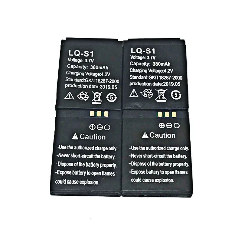 LQ S1 3 7 V 380 мАч Smartwatch Батарея Перезаряжаемые литий ионный полимерный аккумулятор