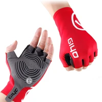 1 pair giyo cycling gloves half finger breathable anti slip shockproof riding mittens guantes ciclismo akcesoria rowerowe