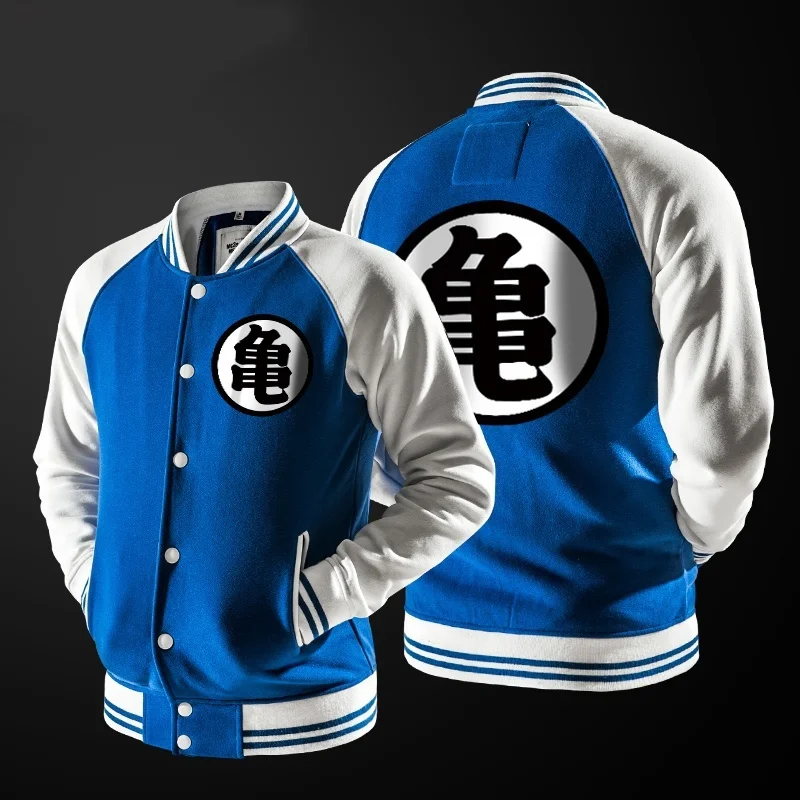 2021   Goku Varsity Jacket Autumn Casual Sweatshirt Hoodie Coat Jacket Brand Baseball Jacket