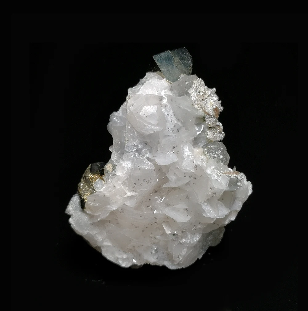 

78g Natural Fluorite Quartz Pyrite Calcite Mineral Crystal Specimen Home Decoration From Yaogangxian Hunan Province China A4-4