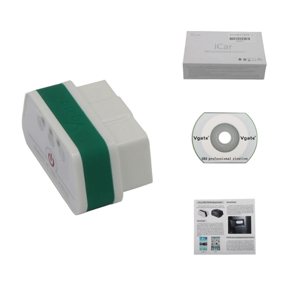 Считыватель кодов Vgate iCar2 ELM327 obd2 BTelm 327 V2.1 obd 2 BT ELM OBDII автомобильный диагностический