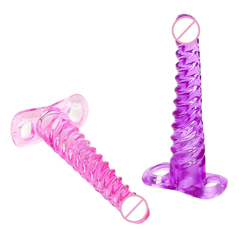 VATINE Jelly Screw Texture Anal Plug Silicone Prostate Massager G-spot Long Butt Plugs Sex Toys for Woman Men Gay Adult Products | Красота и