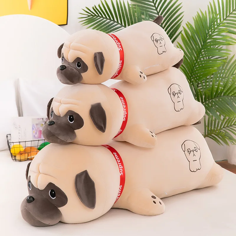 

Free ship 60/75cm dog plush toy doll puppy big long pillow children birthday gift large cute stuffed toys animals pillow hugs