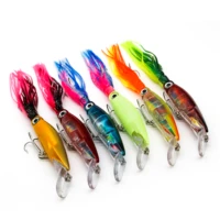 25cm lifelike fishing octopus squid jig lure 6 colors available fishing bait with treble fishing hooks