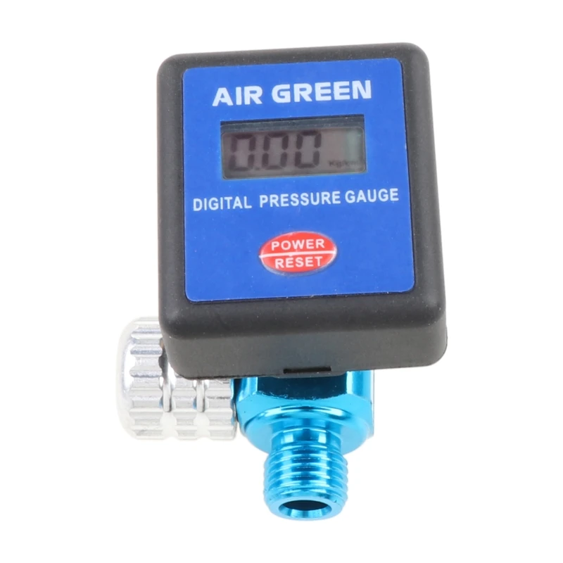 

Airbrush Electronic Pressure Regulator LCD Digital Display Air Pressure Gauge U7EA