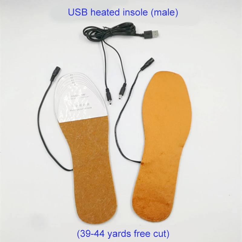 Зимние стельки с подогревом 1 пара теплые для зимы по USB | Спорт и развлечения