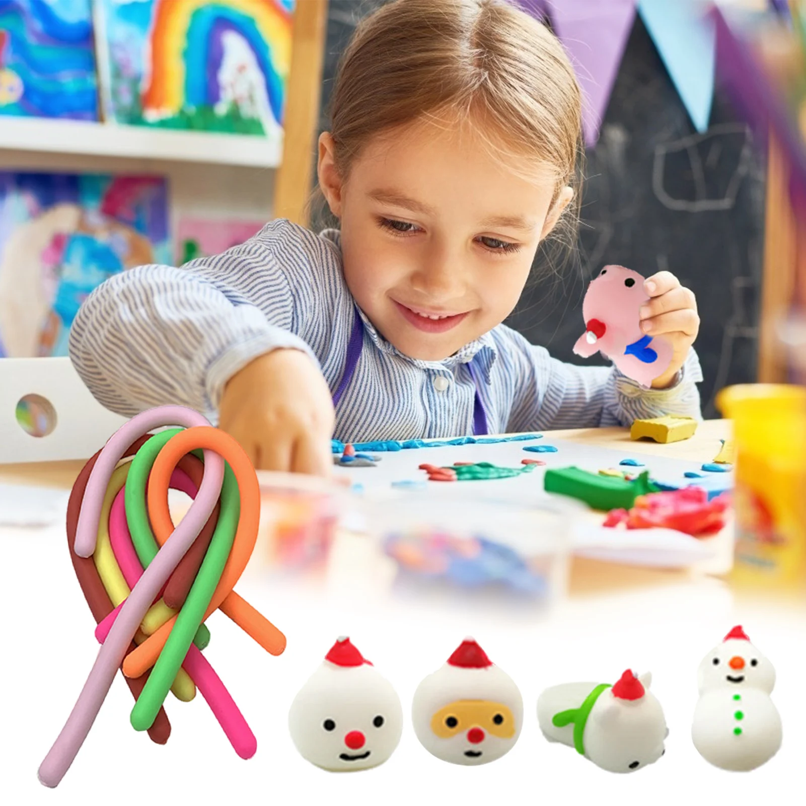 

32 Pack Portable Fidget Sensory Toys Set Antistress Novelty Durable Toy Adults Kids Simple Dimple Office Stress Relief Education