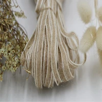 100 yards 0 6cm solid color fish silk twine retro decorative rope natural jute rope weaving home creative handmade diy