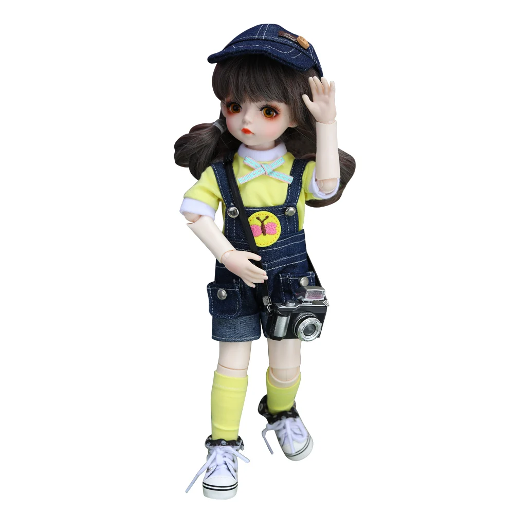 0001BV12006 Bjd кукла 30 см подарки для девочки 18 суставов кукла с одеждой DIY кукла лучшие подарки для девочки ручной работы игрушка косметика - Цвет: 0001BV12006