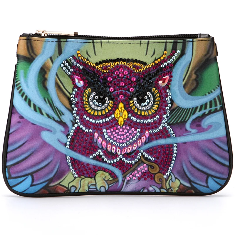 

5D DIY бумажник для алмазной живописи особой формы женский клатч с животными флэш-чехол для рукоделия Стразы картина