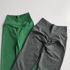 Женские спортивные Леггинсы, спортивная одежда для бега, штаны для фитнеса с эффектом пуш-ап, контроль живота