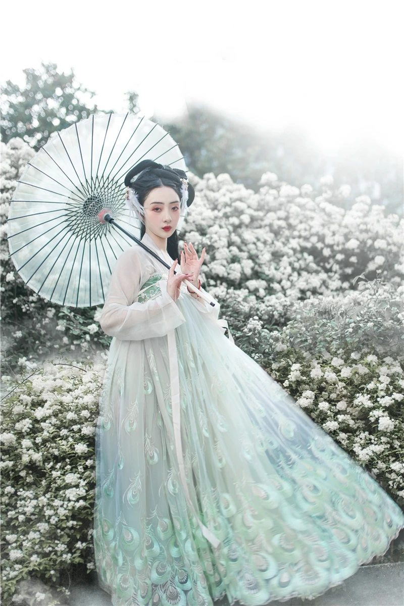 Hanfu Undershirt Skirt Spring Chinese Style Costume Fairy Elegant Women 's Full-chested Daily |