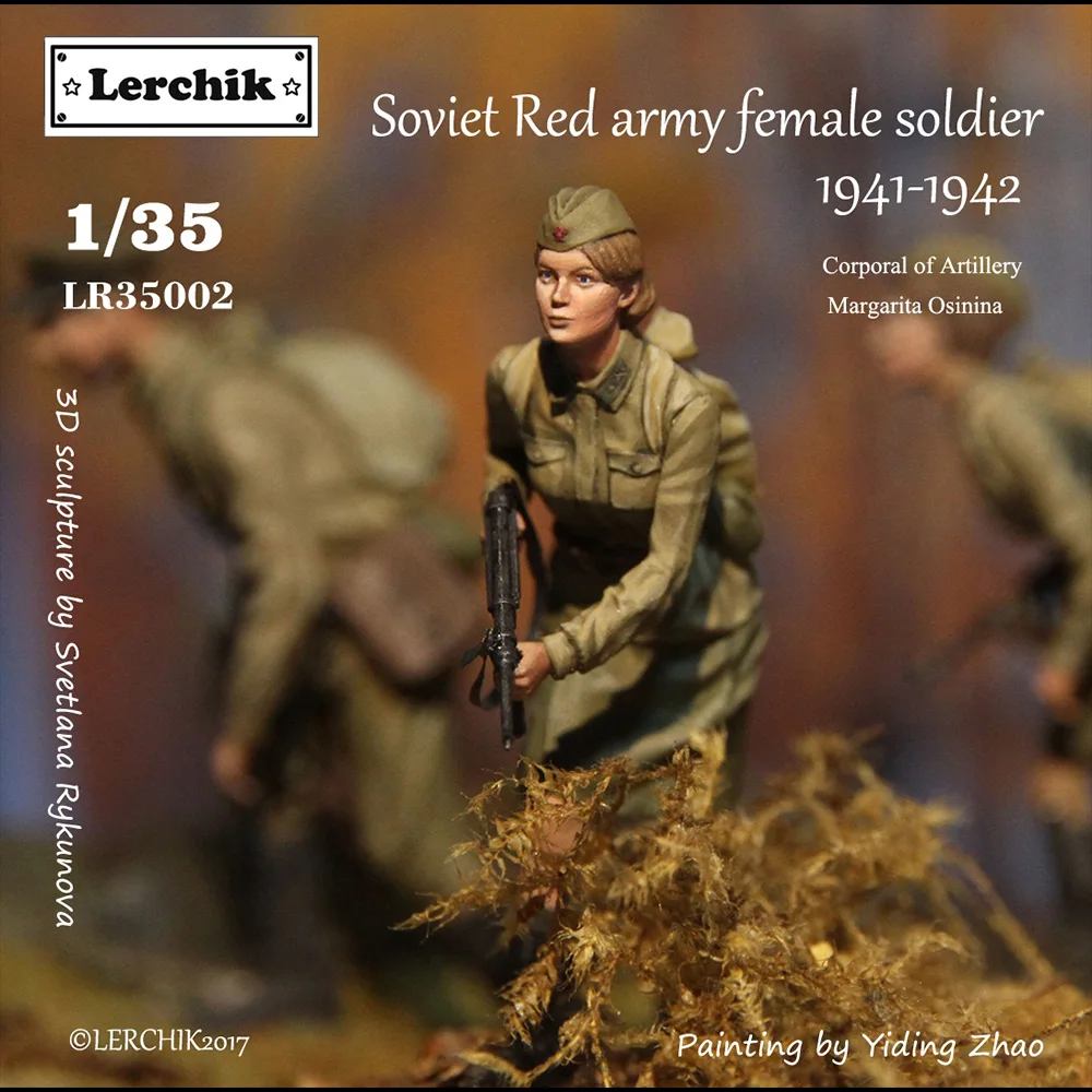 [Lerchik] LR35002 1/35 Советская Красная армия женщина солдат|Наборы для сборки моделей| |
