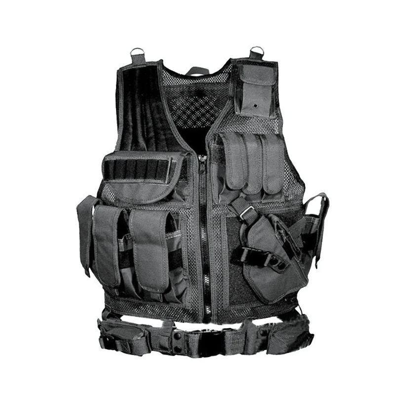 

Nylon Plate Carrier Tactical Vest For Airsoft Combat Accessories Outdoor Hunting Protective Adjustable Wild Survival Vest
