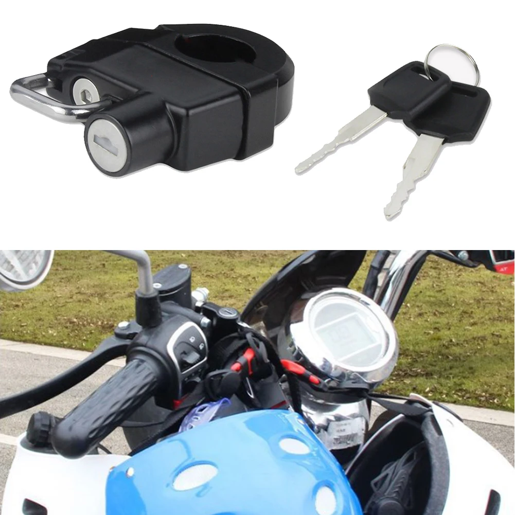 

1Pcs Lock 47mm Upgrade Model Helmet Front Lock General Waterproof Keyless Anti-theft