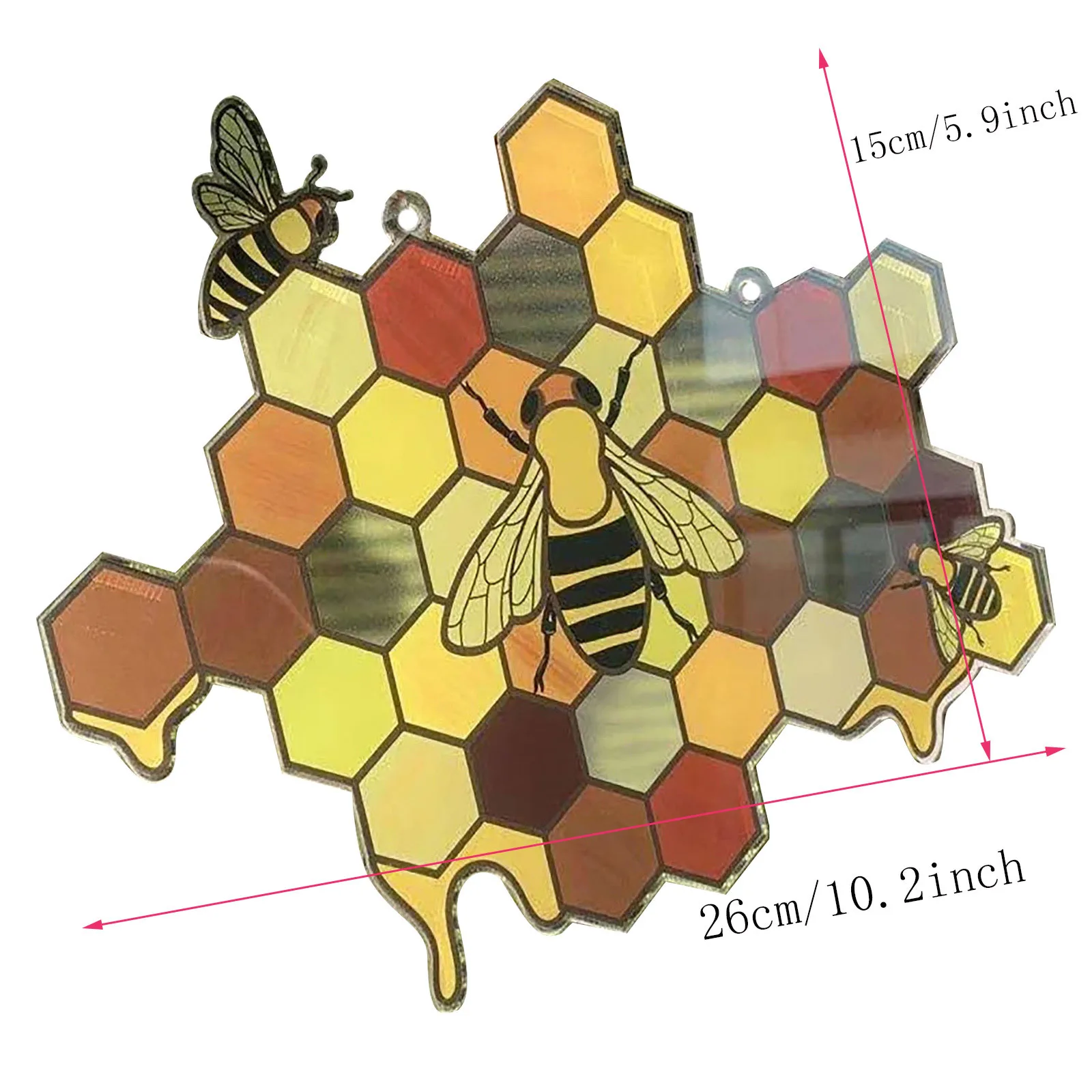 

Happy Bee's Day Sign Hanging Sign Indoor Outdoor Door Hanging Decoration Decor DIY Family Party Decorations Decoration Pendant