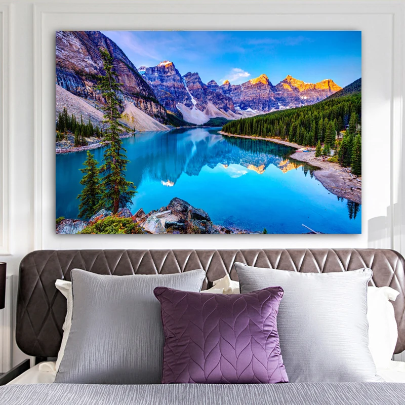 RELIABLI ART Пейзаж Wall Art Холст Картина плакат и печать на холсте Настенная картина для